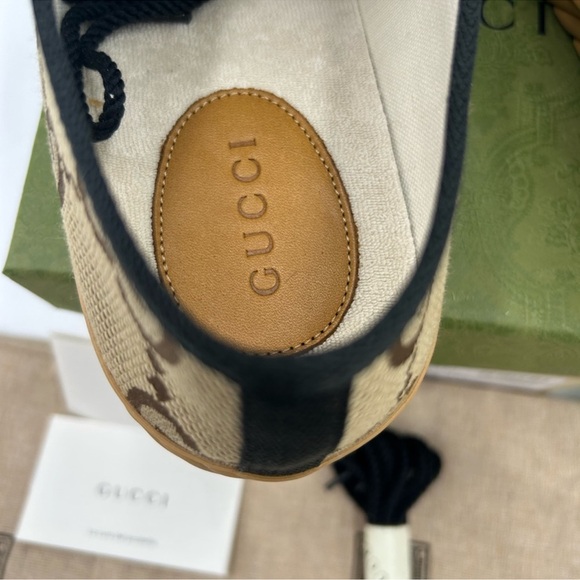 Men’s Gucci, jumbo GG low top sneaker size 10.5 made in Spain - Picture 6 of 9